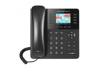 Grandstream GXP2135 - IP телефон. 4 SIP аккаунта, 8 линии, цветной LCD, PoE, (1GbE)Gigabit Ethernet, 32 virtualBLF, Bluetooth