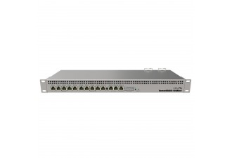Коммутатор MikroTik RouterBOARD 1100AHx4 with Annapurna Alpine AL21400 Cortex A15 CPU (4-cores, 1.4GHz per core), 1GB RAM, 13xGbit LAN, RouterOS L6, 1U rackmount case, Dual PSU