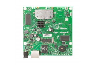 Материнская плата MikroTik RouterBOARD 911G with 600Mhz Atheros CPU, 64MB RAM, 1xGigabit LAN, built-in 2.4Ghz 802.11b/g/n 2x2 two chain wireless, 2xMMCX connectors, RouterOS L3