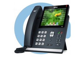 SIP-T48S (G) SIP-телефон, цветной сенсорный экран, 16 аккаунтов, Opus, BLF, PoE, USB, GigE, БЕЗ БП
